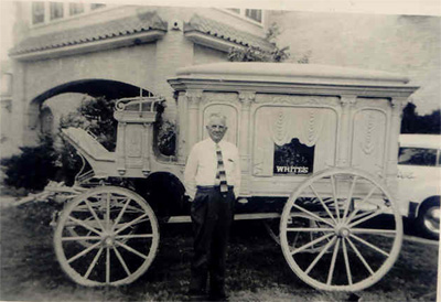 W.A. White Funeral Home Carriage
